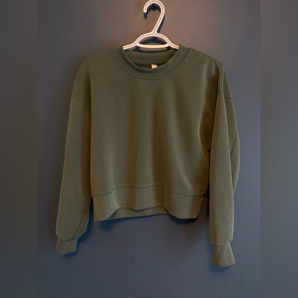 Lululemon Softstreme Perfectly Oversized Cropped Crew Size 2 - Picture 9 of 11
